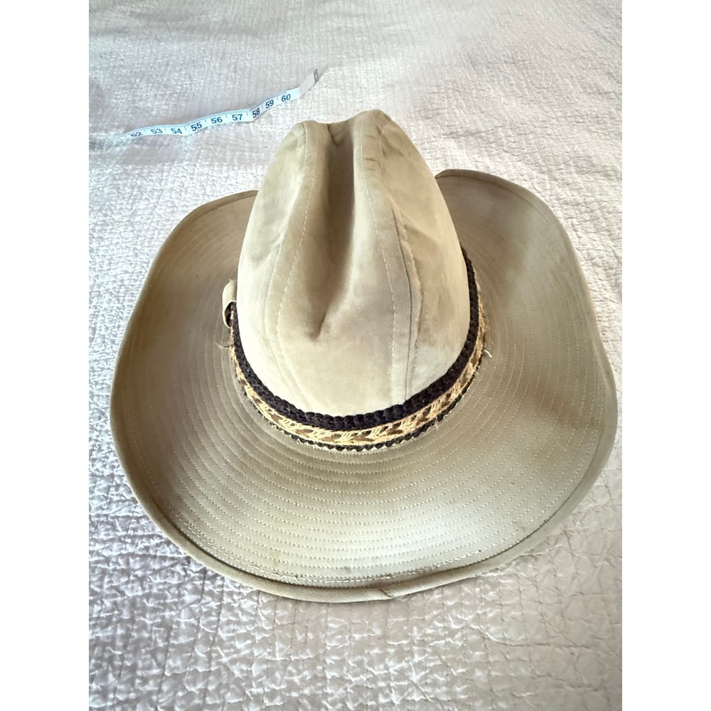 Resistol Stagecoach Tan Cowboy Hat Western Wide Brim Braided Band Stagecoach Pin